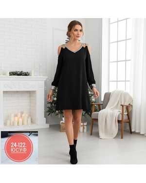 ПЛАТЬЕ ТКАНЬ КРЕП/КРЕП ШИФОН