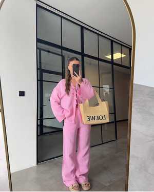 ЖЕНСКИЙ КОСТЮМ ДВОЙКА В РАЗМЕР ТКАНЬ МУСЛИН