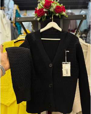 КАРДИГАН ТКАНЬ КАШЕМИР ВЯЗАННЫЙ