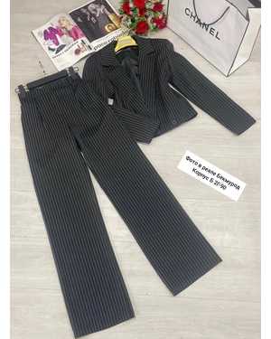 ЖЕНСКИЙ КОСТЮМ ДВОЙКА В РАЗМЕР ТКАНЬ МОСКВА ПОЛОСКА