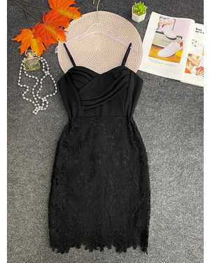 ПЛАТЬЕ В РАЗМЕР ТКАНЬ ТРИКОТАЖ, ГИПЮР, СТРЕЙЧ