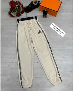 БРЮКИ В РАЗМЕР ТКАНЬ ТРЁХНИТКА ТРИКОТАЖ