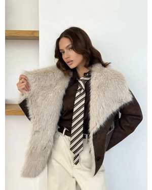 ДУБЛЕНКА ТКАНЬ КОЖА-ЗАМША И МЕХ