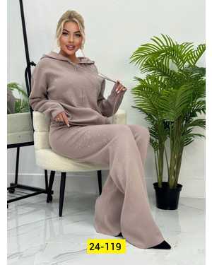 ЖЕНСКИЙ КОСТЮМ ДВОЙКА ТКАНЬ ВЯЗКА