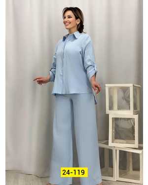 ЖЕНСКИЙ КОСТЮМ ДВОЙКА ТКАНЬ ХБ