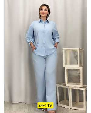 ЖЕНСКИЙ КОСТЮМ ДВОЙКА ТКАНЬ ХБ