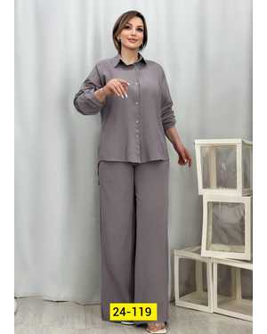 ЖЕНСКИЙ КОСТЮМ ДВОЙКА ТКАНЬ ХБ