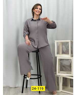 ЖЕНСКИЙ КОСТЮМ ДВОЙКА ТКАНЬ ХБ