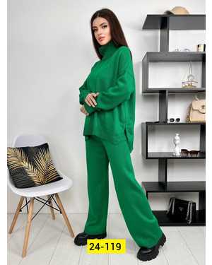 ЖЕНСКИЙ КОСТЮМ ДВОЙКА ТКАНЬ ВЯЗКА