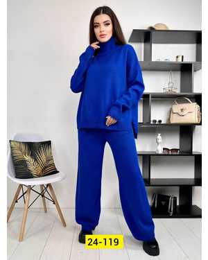 ЖЕНСКИЙ КОСТЮМ ДВОЙКА ТКАНЬ ВЯЗКА