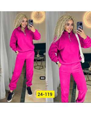 ЖЕНСКИЙ КОСТЮМ ДВОЙКА ТКАНЬ ФЛИС