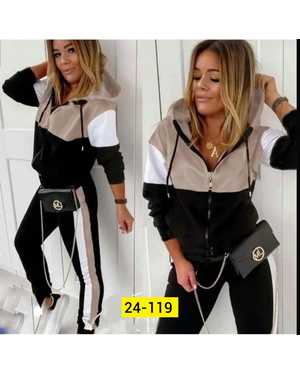 ЖЕНСКИЙ КОСТЮМ ДВОЙКА ТКАНЬ ТРИКОТАЖ