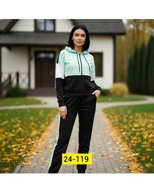 ЖЕНСКИЙ КОСТЮМ ДВОЙКА ТКАНЬ ТРИКОТАЖ