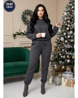 ЖЕНСКИЙ КОСТЮМ ДВОЙКА ТКАНЬ ФЛИС С НАЧЁСОМ