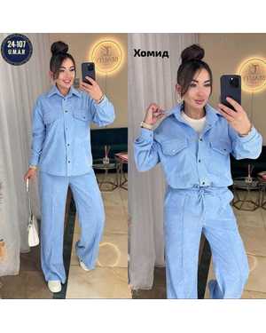 ЖЕНСКИЙ КОСТЮМ ДВОЙКА ТКАНЬ ВЕЛЬВЕТ