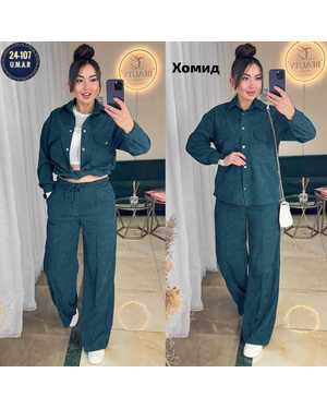 ЖЕНСКИЙ КОСТЮМ ДВОЙКА ТКАНЬ ВЕЛЬВЕТ