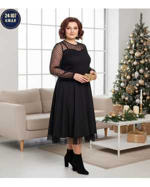 ПЛАТЬЕ ТКАНЬ ЛАЙТ+СЕТКА