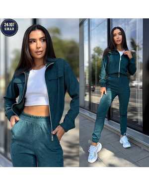 ЖЕНСКИЙ КОСТЮМ ДВОЙКА ТКАНЬ МИКРО ВЕЛЬВЕТ