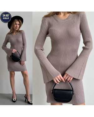 ПЛАТЬЕ ТКАНЬ 70% ШЕРСТЬ 30% АКРИЛ