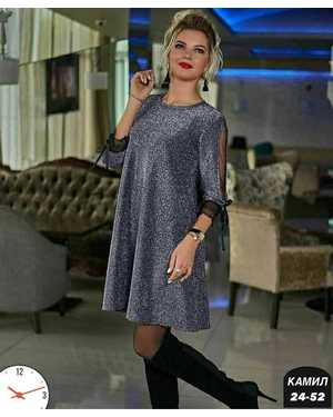 ПЛАТЬЕ ТКАНЬ ЛЮРЕКС