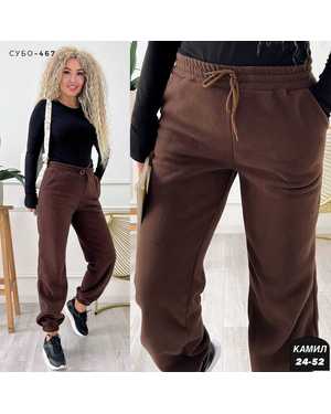 ШТАНЫ ТКАНЬ ФЛИС С НАЧЁСОМ