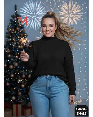 СВИТЕР ТКАНЬ КАШЕМИР ВЯЗАНЫЙ