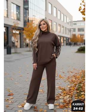 ЖЕНСКИЙ КОСТЮМ ДВОЙКА ТКАНЬ ЛАПША