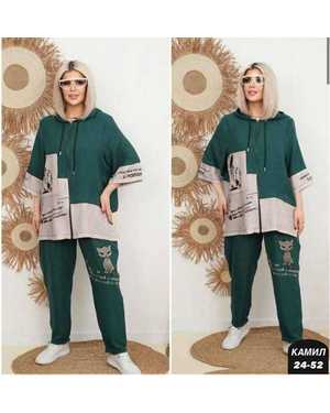 ЖЕНСКИЙ КОСТЮМ ТКАНЬ САНТА БАРБАРА