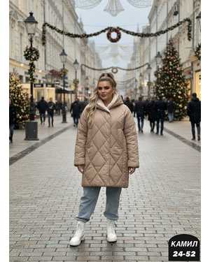 УТЕПЛЁННЫЙ КУРТКА ТКАНЬ ХОЛОФАЙБЕР