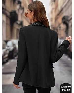 ПИДЖАК ТКАНЬ БАРБИ + ПАЙЕТКИ