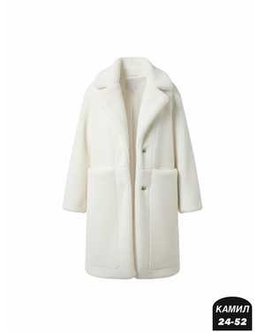 ПАЛЬТО ТКАНЬ БОРАШЕК+ПОДКЛАДКА