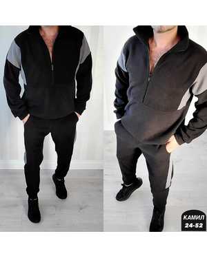 КОСТЮМ ТКАНЬ ТРОЙХНИТКА, ТУРЕЦКАЯ ФЛИС