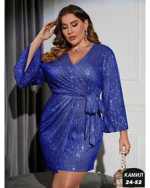 ПЛАТЬЕ ТКАНЬ БЛЕСТЯЩАЯ ПАЙЕТКА