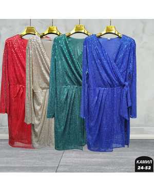 ПЛАТЬЕ ТКАНЬ БЛЕСТЯЩАЯ ПАЙЕТКА