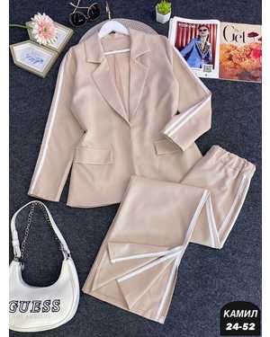 ЖЕНСКИЙ КОСТЮМ ДВОЙКА ТКАНЬ БАРБИ С ПОДКЛАДКА