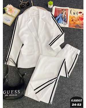 ЖЕНСКИЙ КОСТЮМ ДВОЙКА ТКАНЬ БАРБИ С ПОДКЛАДКА