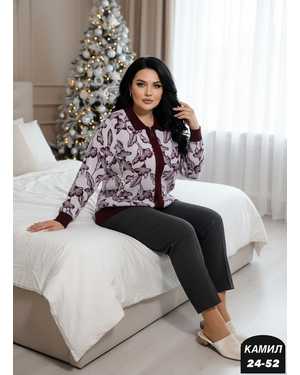 КАРДИГАН ТКАНЬ ВЯЗКА+АНГОРА