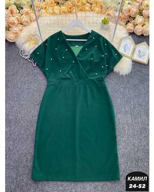 ПЛАТЬЕ ТКАНЬ КРЕП-ЖЕМЧУГ