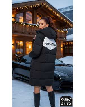 УТЕПЛЁННЫЙ КУРТКА ТКАНЬ ХОЛОФАЙБЕР