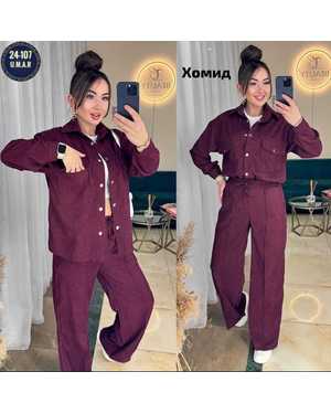 ЖЕНСКИЙ КОСТЮМ ДВОЙКА ТКАНЬ ВЕЛЬВЕТ