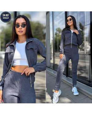 ЖЕНСКИЙ КОСТЮМ ДВОЙКА ТКАНЬ МИКРО ВЕЛЬВЕТ