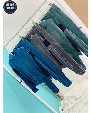 ЖЕНСКИЙ КОСТЮМ ДВОЙКА ТКАНЬ ВЕЛЮР