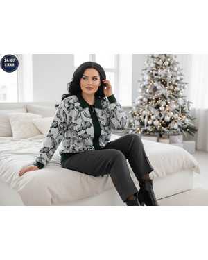 КАРДИГАН ТКАНЬ ВЯЗКА+АНГОРА