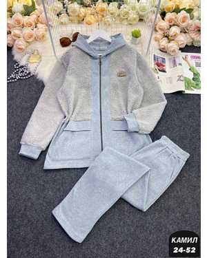 ЖЕНСКИЙ КОСТЮМ ДВОЙКА ТКАНЬ ФЛИС + БАРАШКА