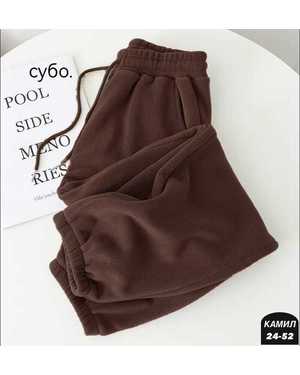 ШТАНЫ ТКАНЬ ФЛИС С НАЧЁСОМ