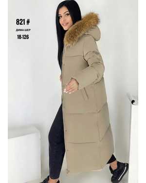 КУРТКА ТКАНЬ МЕХ НАТУРАЛЬНЫЙ