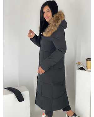 КУРТКА ТКАНЬ МЕХ НАТУРАЛЬНЫЙ