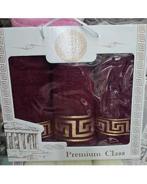 Набор из трёх махровых полотенец. Производитель Узбекистан Размеры 70/130 шт 1 шт 50/80 см 2 шт