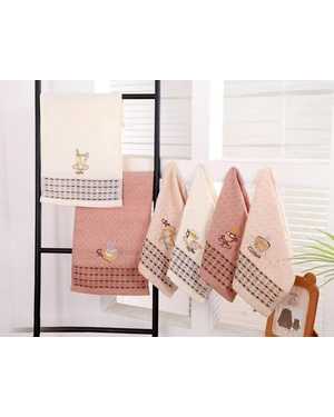 Полотенце вафельное. Размер 25/50см В упаковке 12 шт разные цвета