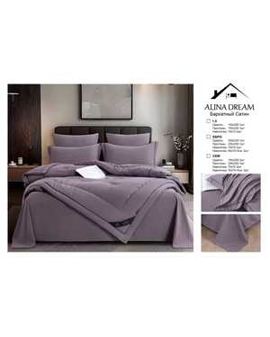 Комплект постельного белья с готовым одеялом. Ткань бархатный Сатин(возможно замена на похожее)